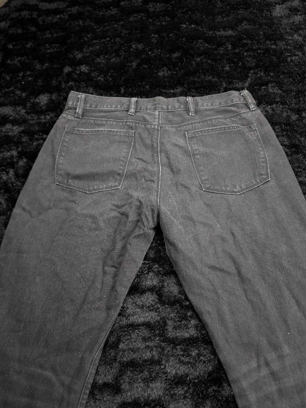 Gap Mens Straight Fit Jeans 36x34 Faded Black Charcoal Denim Pants